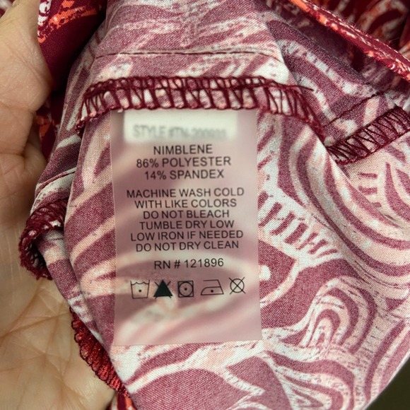 Title Nine Nimblene Dress Athletic Floral Print Casual Travel Women's Small - Picture 11 of 11